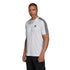 T-shirt bianca da uomo adidas AEROREADY Sereno 3-Stripes, Abbigliamento Sport, SKU a722000266, Immagine 0